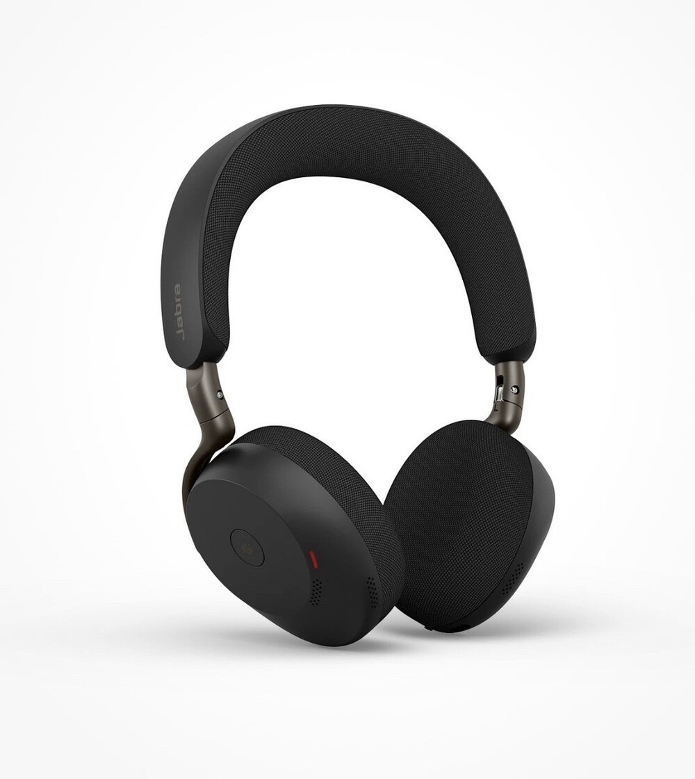 Jabra Evolve3 75 MS Wireless Headset, Black Missing Dongle See Picture